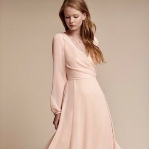 NWT BHLDN Watters Nova Dress, Ice Pink, Size 2